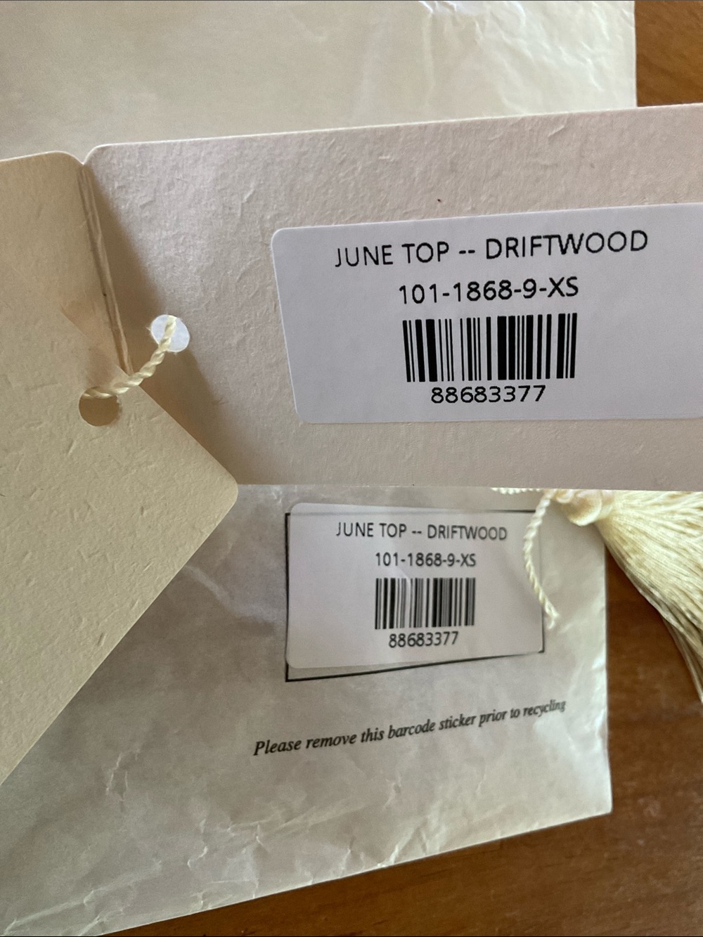 Doen June Top XS Driftwood color - Picture 7 of 7
